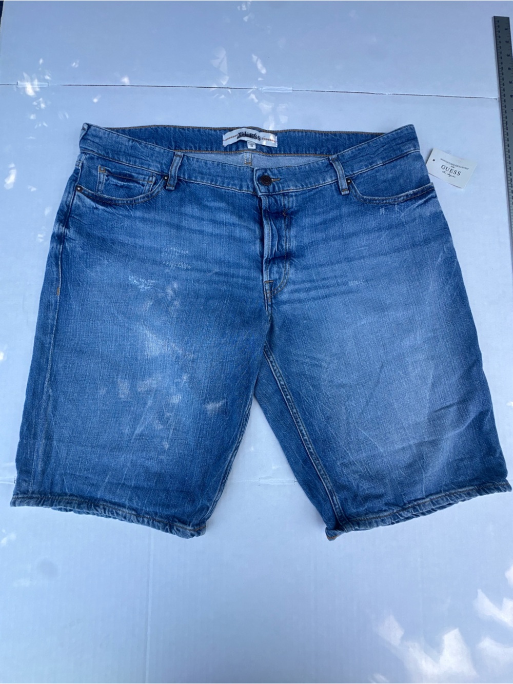 Men's Blue Denim Jeans - Classic Straight Fit